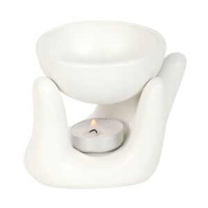 White Hand Ceramic Oil Burner - Image 2