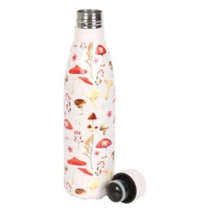 All Over Mushroom Print Metal Water Bottle - Image 3