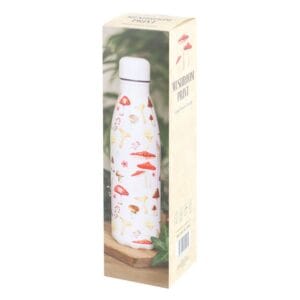 All Over Mushroom Print Metal Water Bottle - Image 4