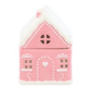 Pink Gingerbread House Oil Burner - Image 2