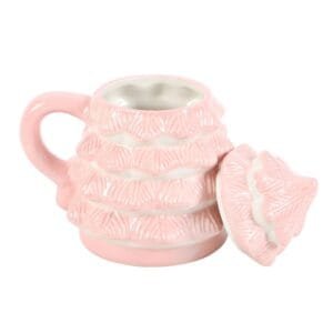 Pink Christmas Tree Shaped Mug - Image 2
