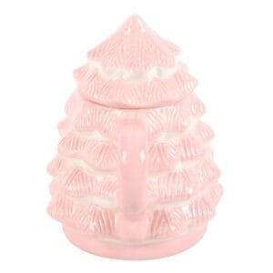 Pink Christmas Tree Shaped Mug - Image 3