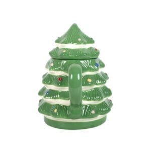 Green Christmas Tree Shaped Mug - Image 3
