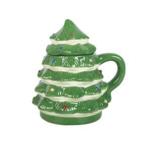 Green Christmas Tree Shaped Mug - Image 4