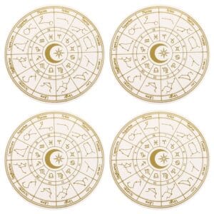 Astrology Wheel Coaster Set