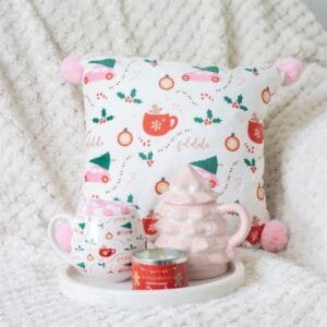 Pink Christmas Tree Shaped Mug - Image 6