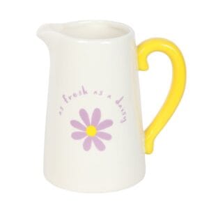 Fresh as a Daisy Ceramic Flower Jug - Image 4
