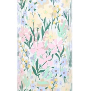 Ditsy Floral Print Glass and Bamboo Water Bottle - Image 5