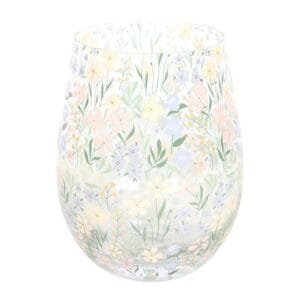Ditsy Floral Print Stemless Glass - Image 2