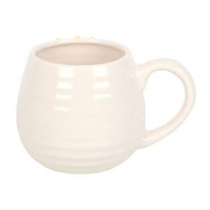 Hello Sunshine Rounded Mug with 3D Sunflower - Image 4
