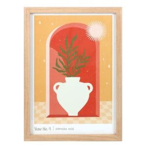 Vase No.4 Framed Wall Art Print - Image 2