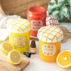Strawberry Jam Jar Oil Burner and Wax Warmer - Image 5