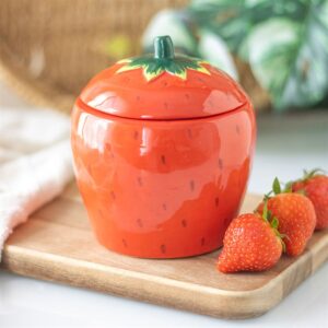 Strawberry Shaped Candle Jar - Image 2