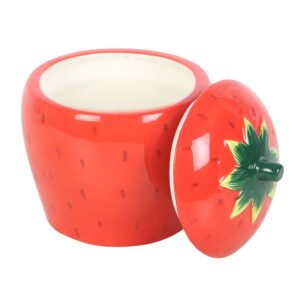 Strawberry Shaped Candle Jar - Image 3
