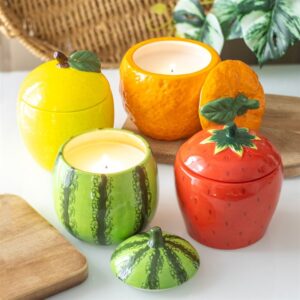 Strawberry Shaped Candle Jar - Image 5