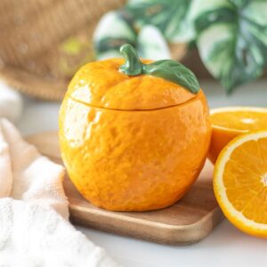 Orange Shaped Candle Jar - Image 2