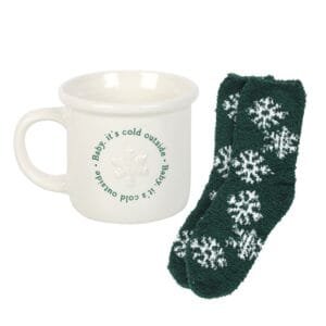 Baby It's Cold Outside Mug and Socks Set - Image 4