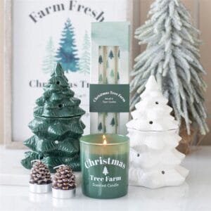 Green Fir Tree Oil Burner and Wax Warmer - Image 6
