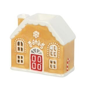 Candy Cane Gingerbread House Oil Burner and Wax Warmer - Image 2