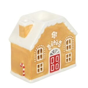 Candy Cane Gingerbread House Oil Burner and Wax Warmer - Image 4