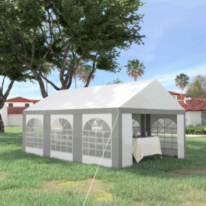 6x4m Large Party Tent Marquee Gazebo with Sides & Windows – Outdoor Shelter - Image 2