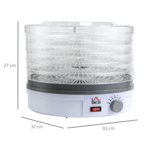 5-Tier Food Dehydrator 245W | Stainless Steel Food Dryer with LCD Timer - Image 3
