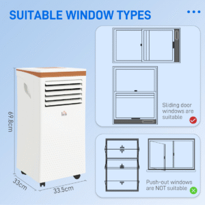 HOMCOM 10000 BTU Portable Air Conditioner