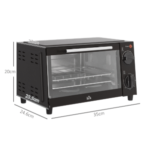 9L Mini Oven Countertop Grill & Toaster | Compact Electric Oven 750W - Image 3