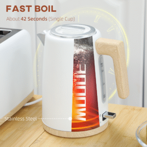 Efficient Kettle and Toaster Set | Quick Boil Kettle + Precision Toaster | Stylish & Compact - Image 3
