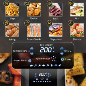 1500W 4.5L Air Fryer | Digital Display, Timer & Rapid Air Circulation | PCBX.COM - Image 4