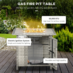 Gas Fire Pit Table