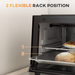 9L Mini Oven Countertop Grill & Toaster | Compact Electric Oven 750W - Image 5