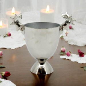 Stag Wine Bucket with Antler Handles | Luxe Chelsea Living Barware - Image 3