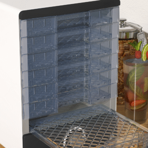 HOMCOM Food Dehydrator | Stainless Steel Tray Dehydrator for Fruit, Meat & Veg - Image 7
