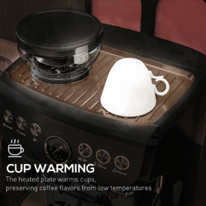 Espresso Coffee Machine with Grinder | 15 Bar Coffee Maker & Steam Wand - Image 7
