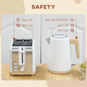 Efficient Kettle and Toaster Set | Quick Boil Kettle + Precision Toaster | Stylish & Compact - Image 7