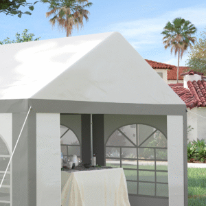 6x4m Large Party Tent Marquee Gazebo with Sides & Windows – Outdoor Shelter - Image 7