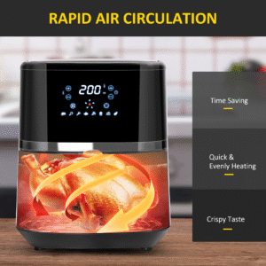 1500W 4.5L Air Fryer | Digital Display, Timer & Rapid Air Circulation | PCBX.COM - Image 8