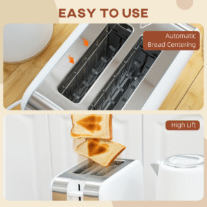 Efficient Kettle and Toaster Set | Quick Boil Kettle + Precision Toaster | Stylish & Compact - Image 8