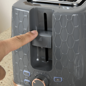 HOMCOM 1.7L Fast Boil Kettle & 2-Slice Toaster Set | Grey | Stylish Compact Design - Image 8