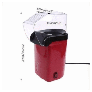 Domestic King 1200W Popcorn Maker | Healthy Hot Air Popcorn Machine - Image 6