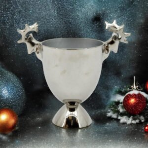 Stag Wine Bucket with Antler Handles | Luxe Chelsea Living Barware - Image 2