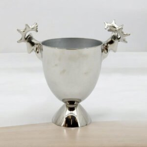 Stag Wine Bucket with Antler Handles | Luxe Chelsea Living Barware - Image 4