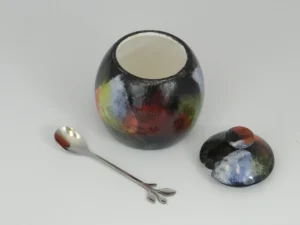 Butter Dish, Sugar Bowl & Milk Jug Set – Abstract Glaze | Luxe Chelsea Living Tableware - Image 8