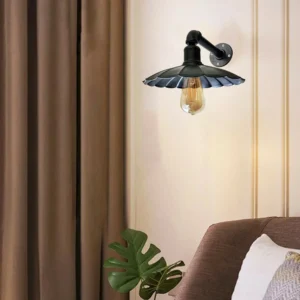 Industrial Pipe Wall Light | Retro Metal Wall Sconce for Hallway & Dining - Image 9