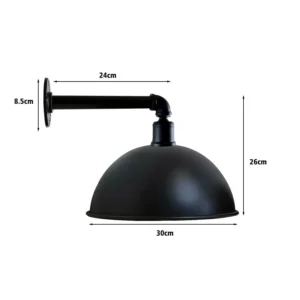 Industrial Pipe Wall Light | Retro Metal Wall Sconce for Hallway & Dining - Image 10