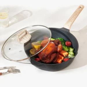 VEVOR 19 Piece Pots and Pans Set Granite Nonstick Kitchen Cookware Black - Image 7