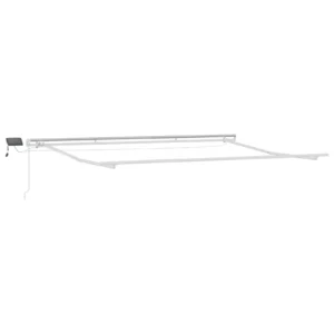vidaXL Retractable Awning Blue and white 4.5 x 3 m Fabric and metal - Image 5