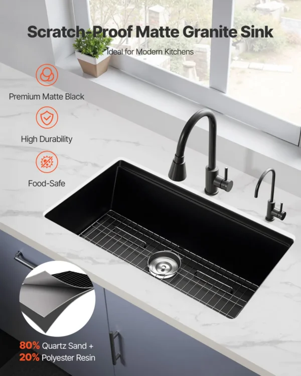 Granite Undermount Kitchen Sink