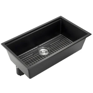VEVOR 84cm Granite Undermount Kitchen Sink | Single Bowl RV/Bar Basin - Image 8